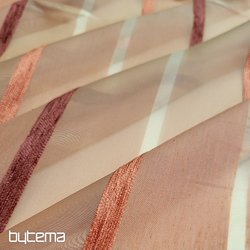 Dekorační látka s pruhy