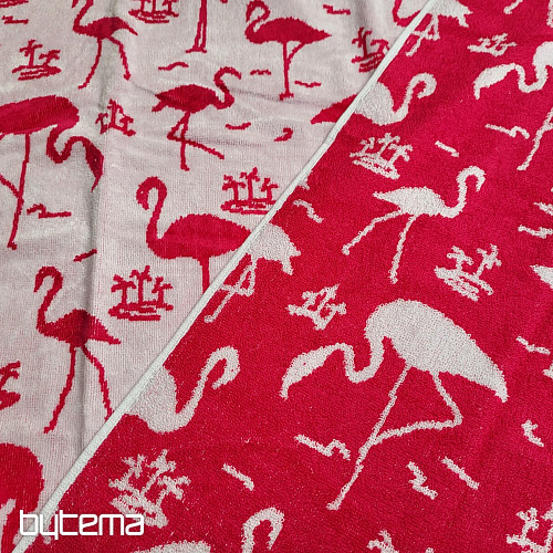 Luxusní plážová osuška PLAMEŇÁCI