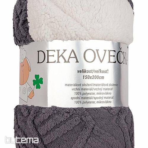 deka Ovečka LINKY ANTRACIT 150 x 200