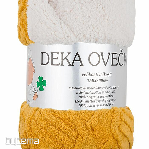 deka Ovečka LINKY OKROVÁ 150 x 200