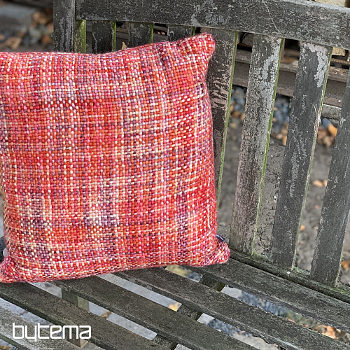 Luxusní dekorační polštář YARA RED červený