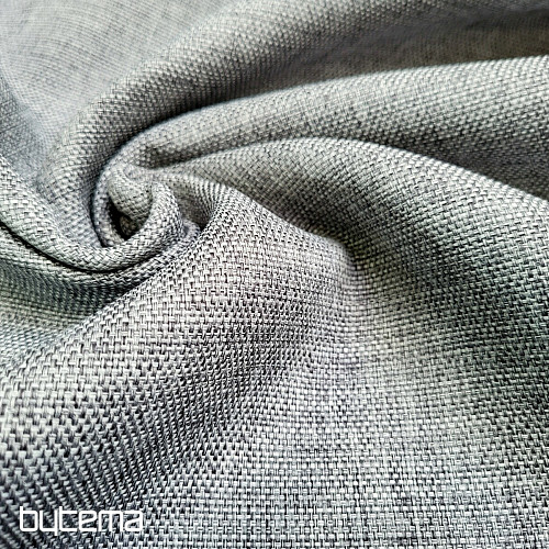 Designová dekorační látka GERSTER DIM OUT 77005/810 ANTRACIT