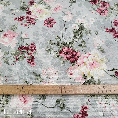 Dekorační látka RŮŽE ALUA