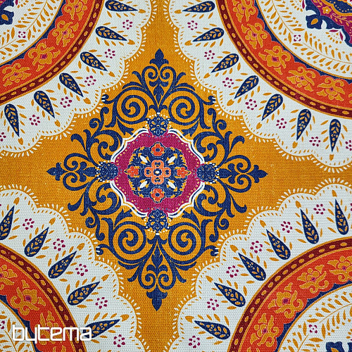 Dekorační látka INDICKÁ MANDALA