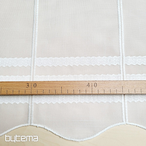 Záclona na vitrážku GERSTER 11611/0010 bílá