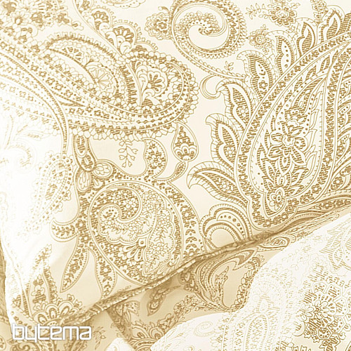 IRISETTE luxusní saténové povlečení FLORENZ 8447-40 GOLD