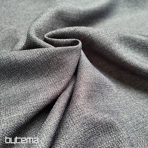 Jednobarevná designová dekorační látka GERSTER 7650 ANTRACIT 810