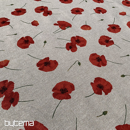 Ubrus VLČÍ MÁK POPPY