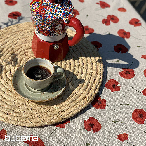 Ubrus VLČÍ MÁK POPPY