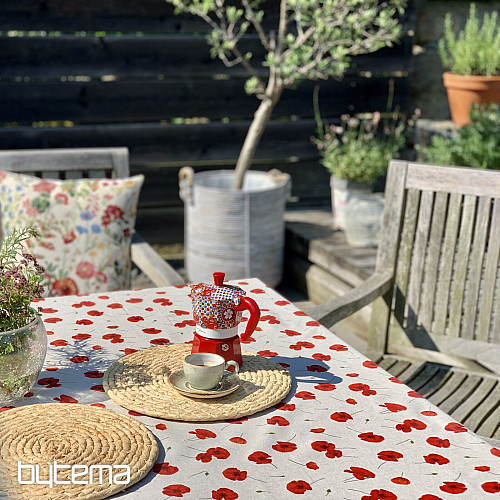 Ubrus VLČÍ MÁK POPPY