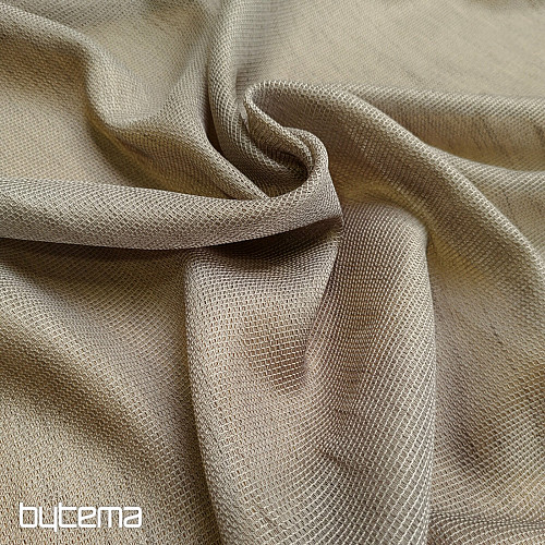 Luxusní záclona GERSTER 11790/40  TM. BÉŽOVÁ