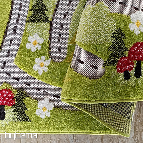 Dětský kusový koberec Color Kids 02 green