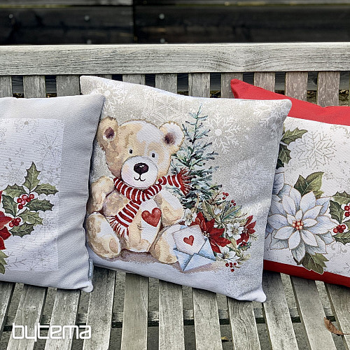 Vánoční gobelínový povlak MEDVÍDEK S DOPISEM