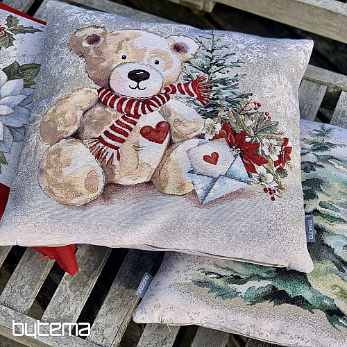 Vánoční gobelínový povlak MEDVÍDEK S DOPISEM