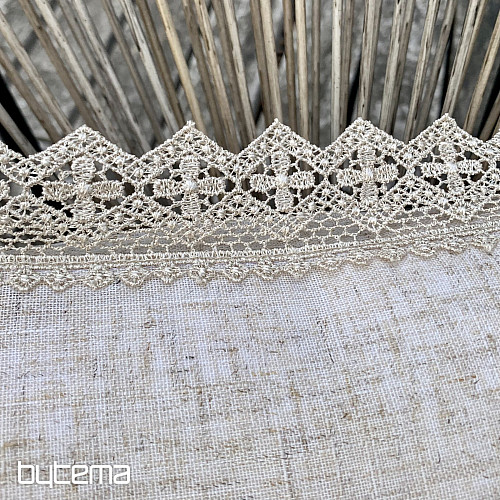 Vánoční dekorační povlak JMELÍ KRAJKA