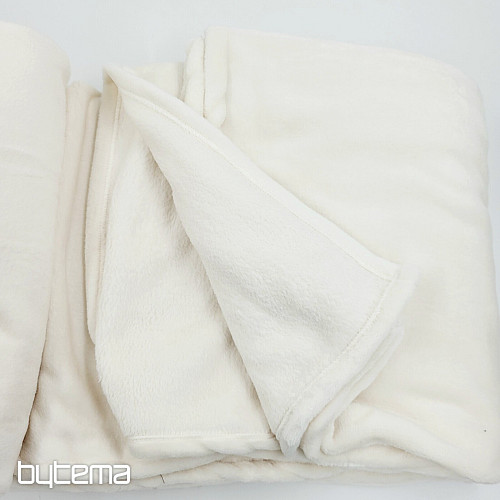 Přehozy na sedací soupravu mikrovlákno SLEEP WELL® - SMETANOVÁ