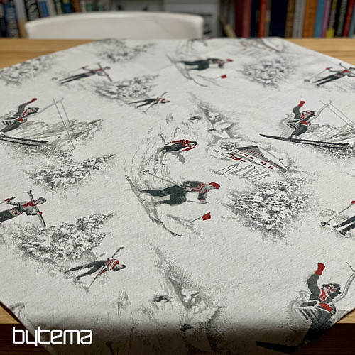 Luxusní ubrus a šál SKI ALPINE