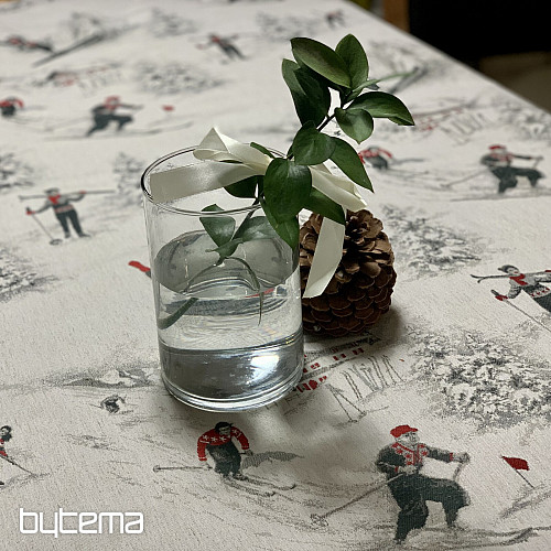 Luxusní ubrus a šál SKI ALPINE