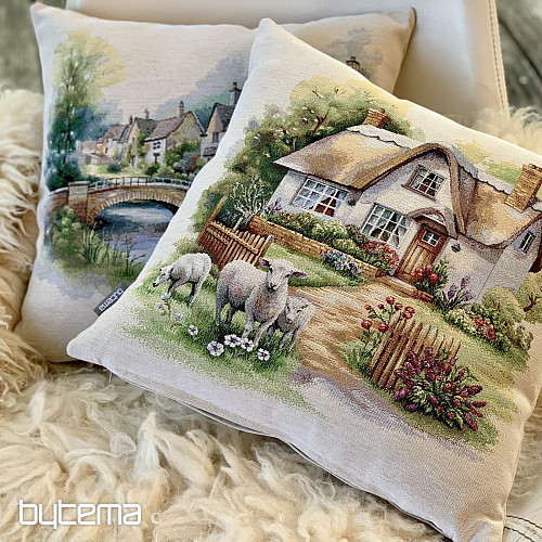 Gobelínový povlak na polštář COTSWOLDS OVEČKY