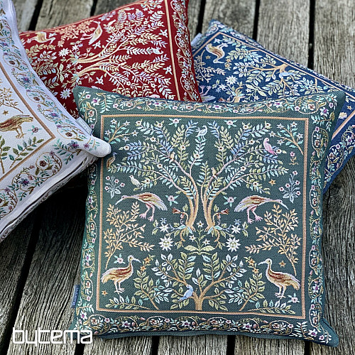 Gobelínový povlak na polštář WILLIAM MORRIS béžový