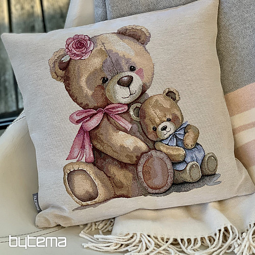 Gobelínový povlak na polštář MEDVĚDÍ SLEČNA