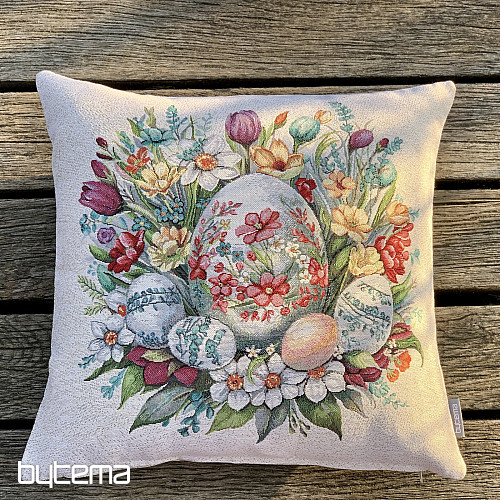 Velikonoční gobelínový povlak ČERVENÉ KRASLICE