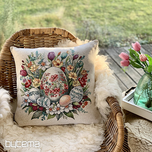 Velikonoční gobelínový povlak ČERVENÉ KRASLICE