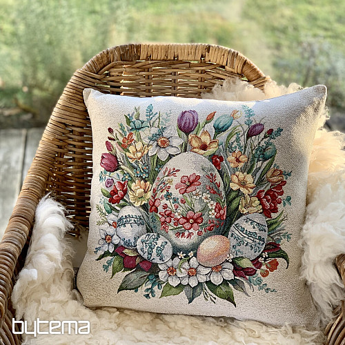 Velikonoční gobelínový povlak ČERVENÉ KRASLICE