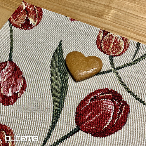 Gobelínová prostírka TULIPÁNY III velký vzor