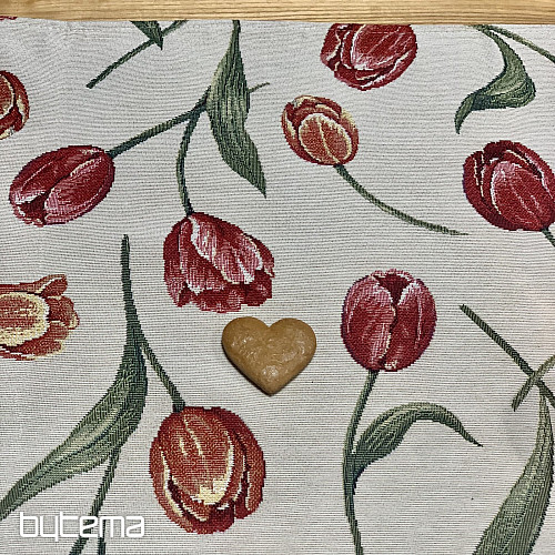 Gobelínový ubrus a šál TULIPÁNY III velký vzor