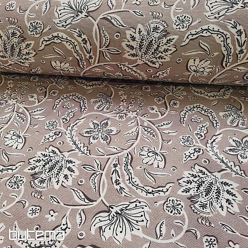 Dekorační látka MIRAZ SV. HNĚDÝ