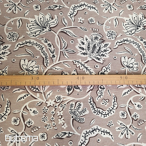 Dekorační látka MIRAZ SV. HNĚDÝ