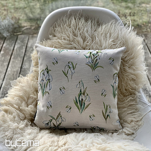 Gobelínový povlak na polštář SNOWDROPS