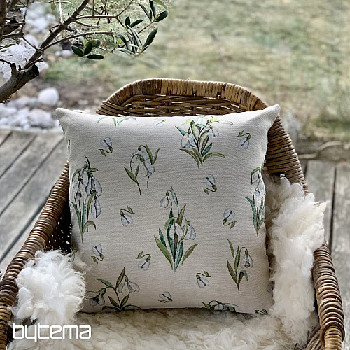 Gobelínový povlak na polštář SNOWDROPS
