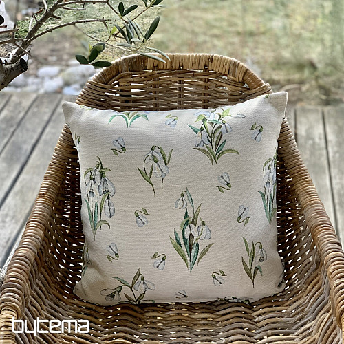 Gobelínový povlak na polštář SNOWDROPS