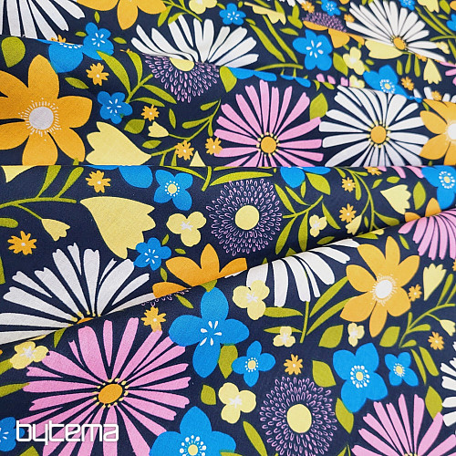 Bavlněná látka KOPRETINY