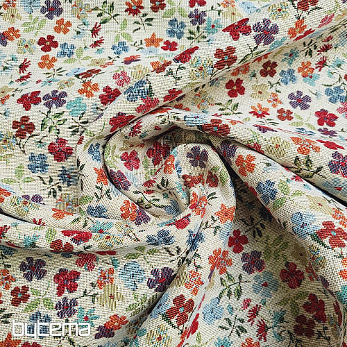 Gobelínová látka BADI FLOWERS