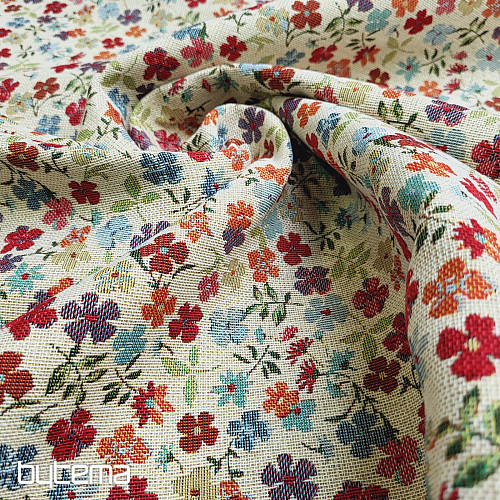 Gobelínová látka BADI FLOWERS