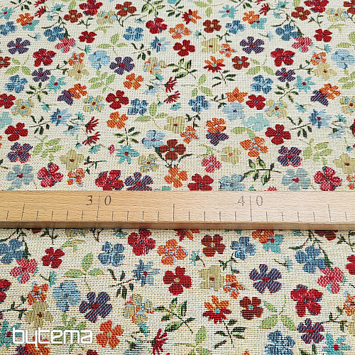 Gobelínová látka BADI FLOWERS