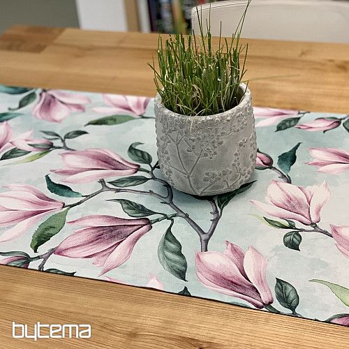 Dekorační šál MAGNOLIE zelená