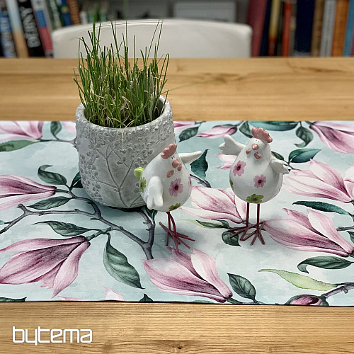 Dekorační šál MAGNOLIE zelená