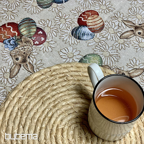 Velikonoční ubrus a šál MARGA