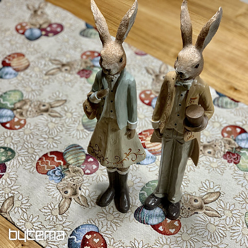 Velikonoční ubrus a šál MARGA