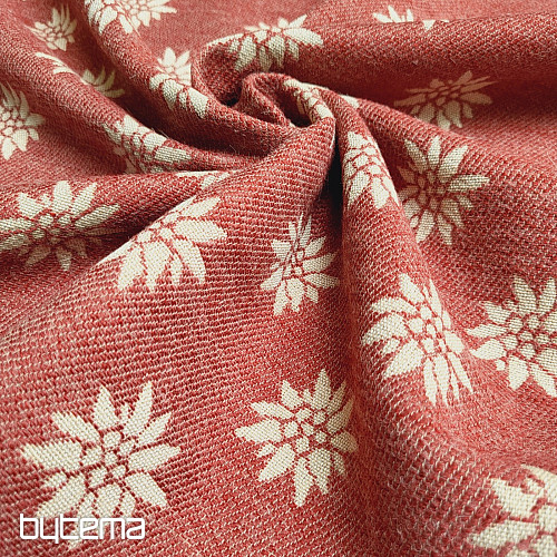 Luxusní dekorační látka PROTĚŽ ALPSKÁ