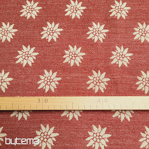 Luxusní dekorační látka PROTĚŽ ALPSKÁ