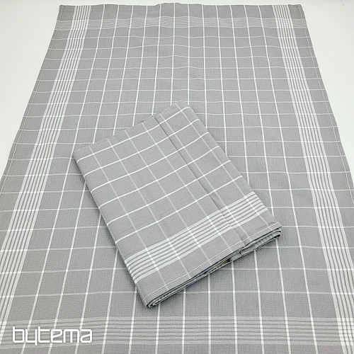 Bavlněné utěrky SVĚTLE ŠEDÉ KÁRO