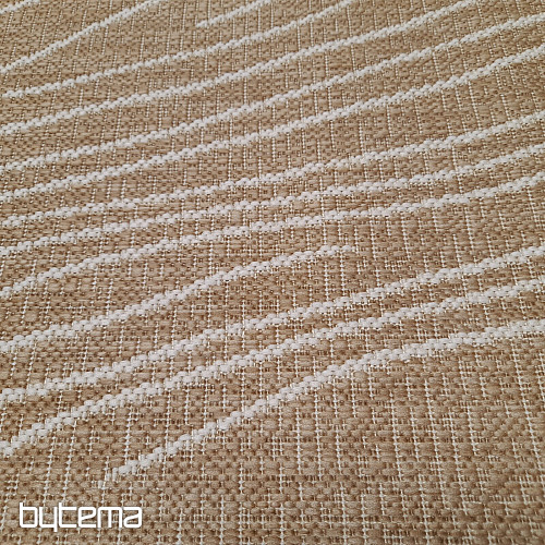 Venkovní koberec Essenza hnědo bílý