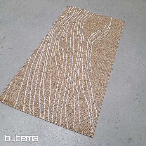 Venkovní koberec Essenza hnědo bílý