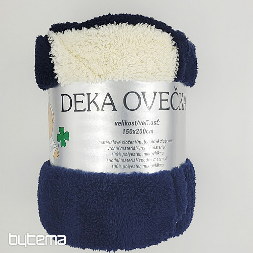 Deka ovečka-ovečka NÁMOŘNICKÁ MODRÁ