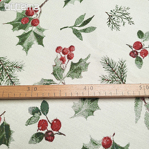 Luxusní dekorační látka CESMÍNA ZELENÁ